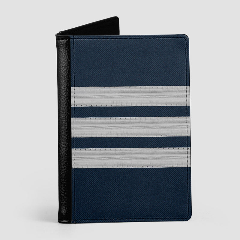 Navy Pilot Stripes - Passport Cover