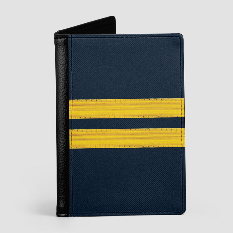 Navy Pilot Stripes - Passport Cover