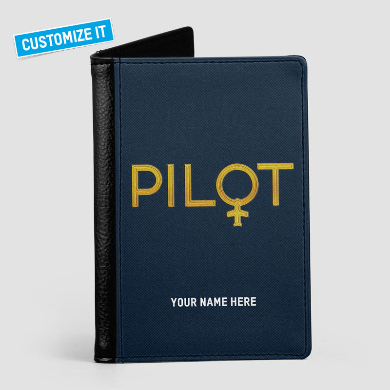 Pilot Woman - Passport Cover