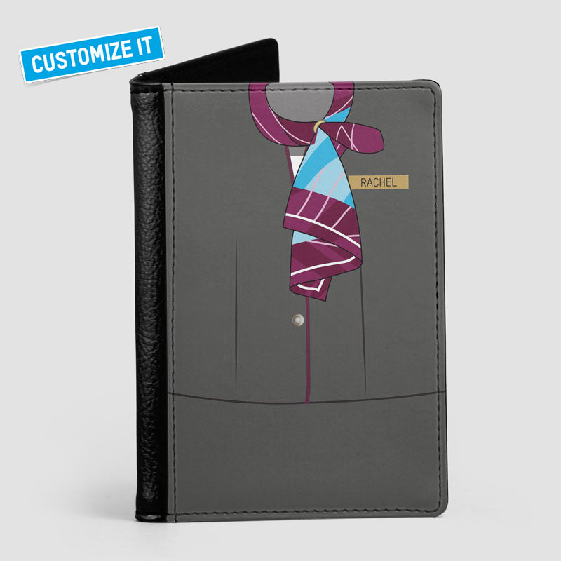 QR Female Cabin Crew Uniform - Passport Cover