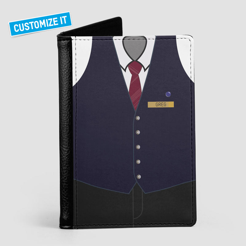 QR Male Cabin Crew Uniform - Passport Cover