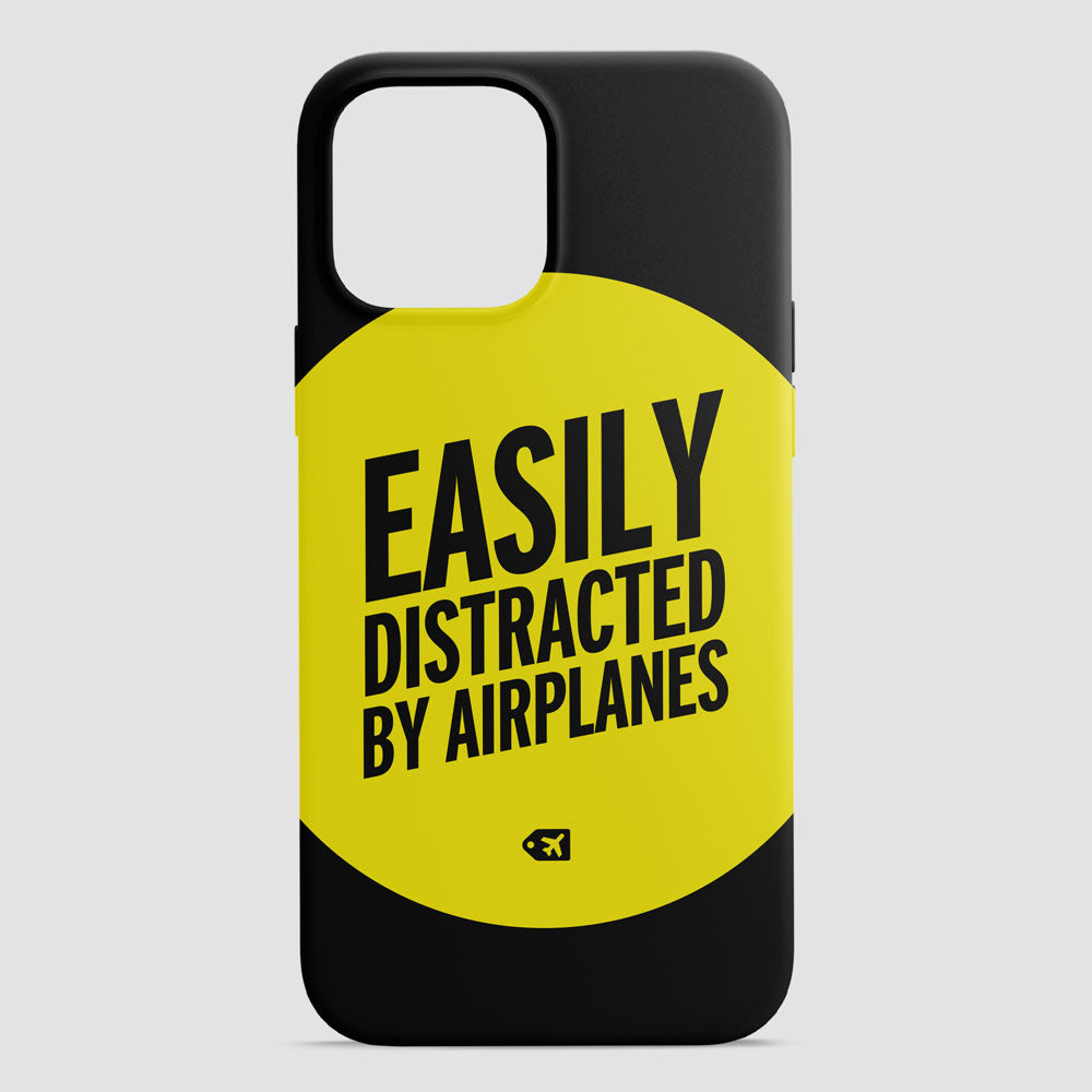 Easily Distracted By Airplanes - Phone Case