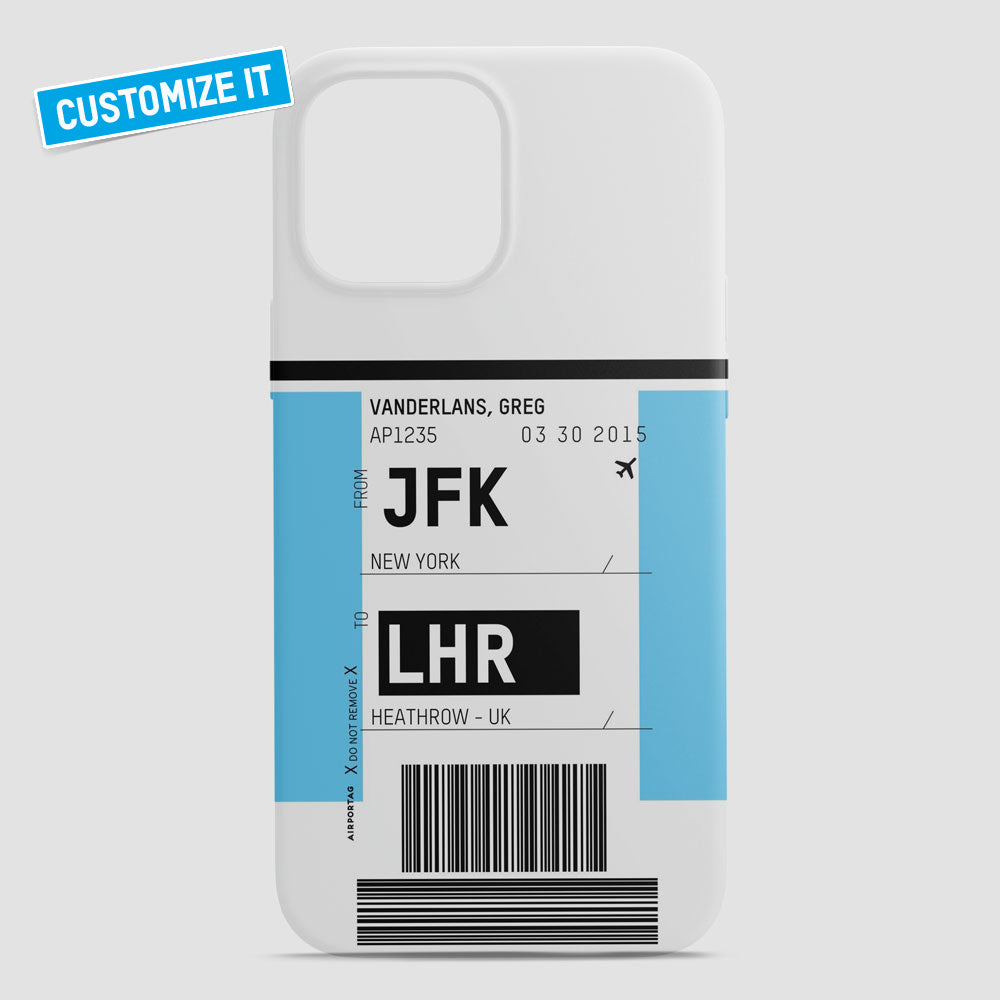 Luggage Ticket - Phone Case