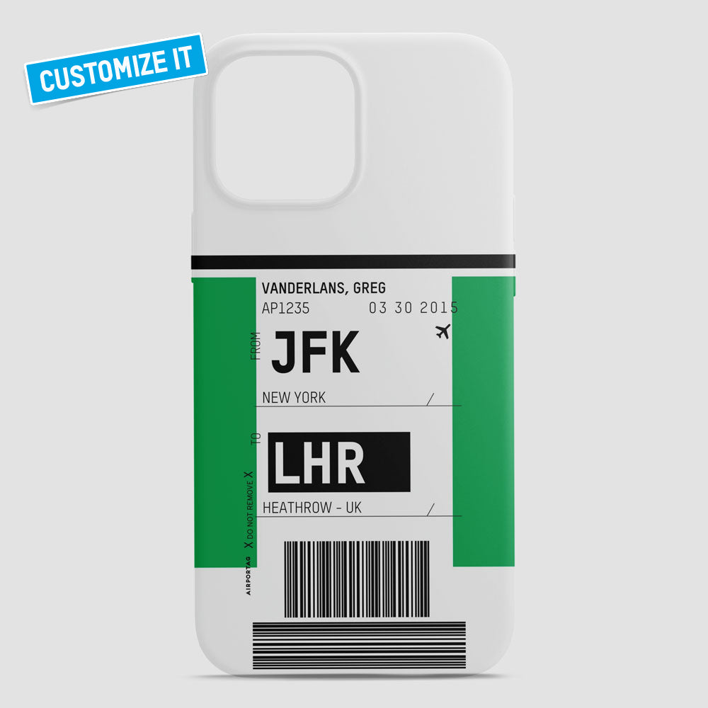 Luggage Ticket - Phone Case