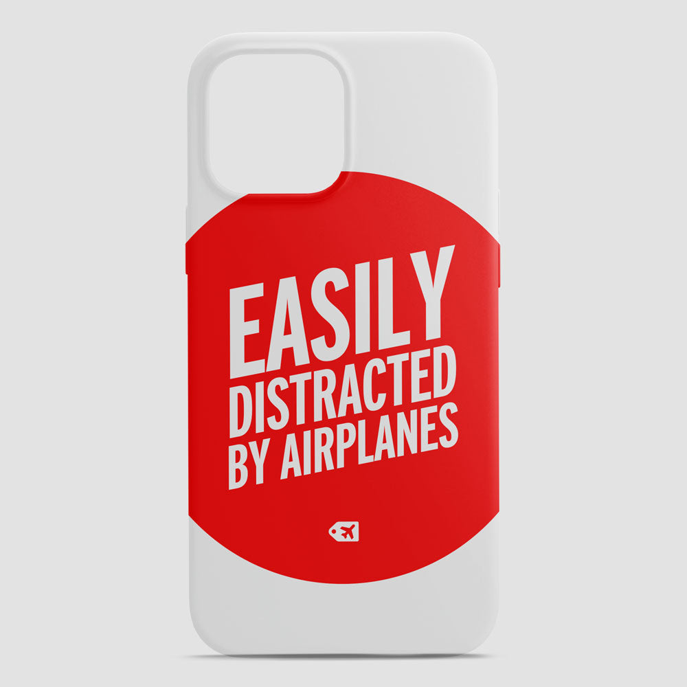 Easily Distracted By Airplanes - Phone Case