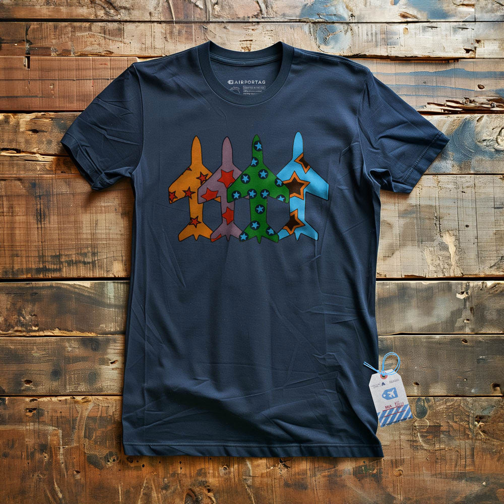 Planes Stars- T-Shirt