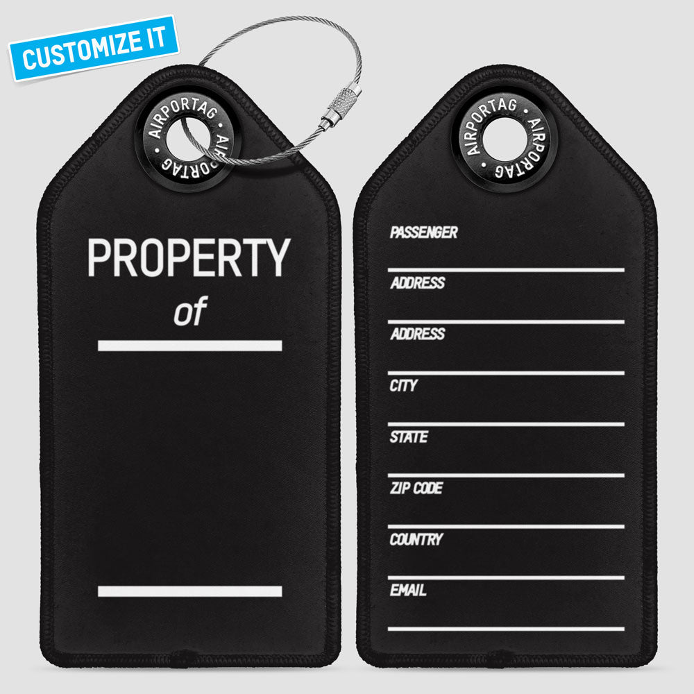 Property Of - Luggage Tag