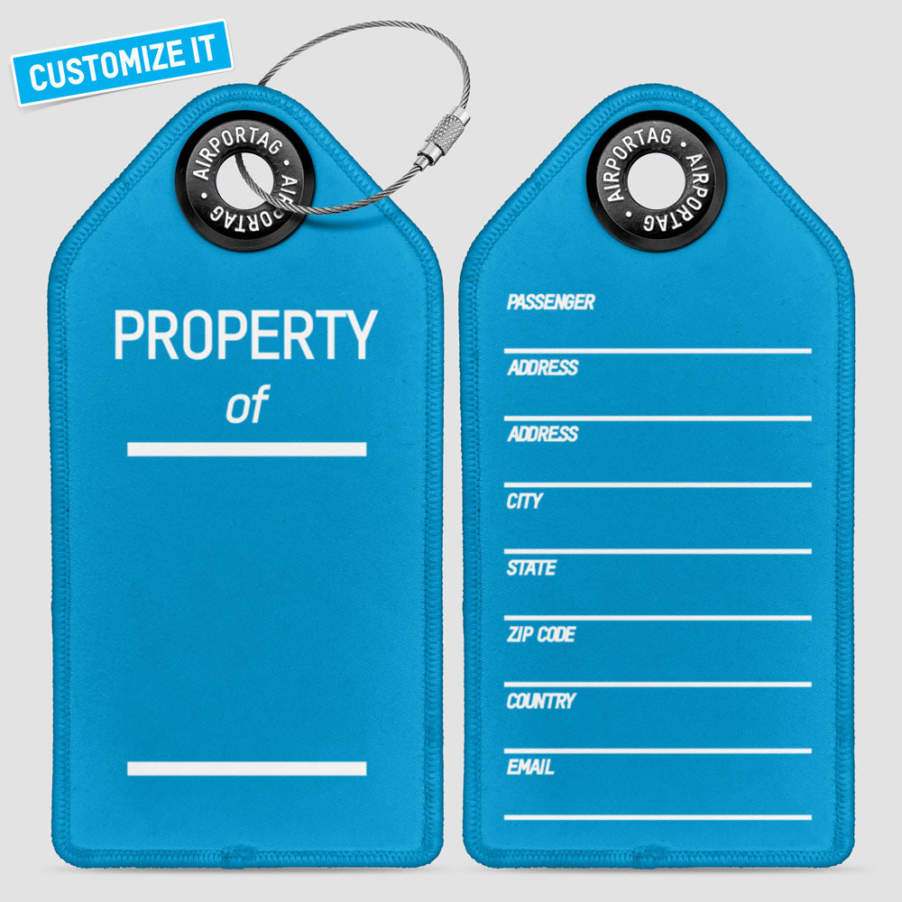 Property Of - Luggage Tag