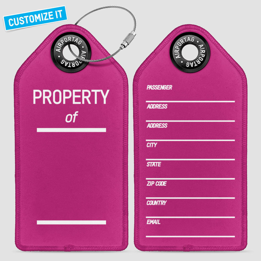 Property Of - Luggage Tag