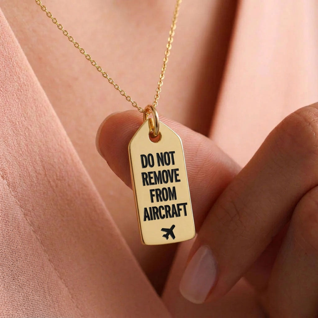 Do Not Remove From Aircraft - Mini Tag - Charm