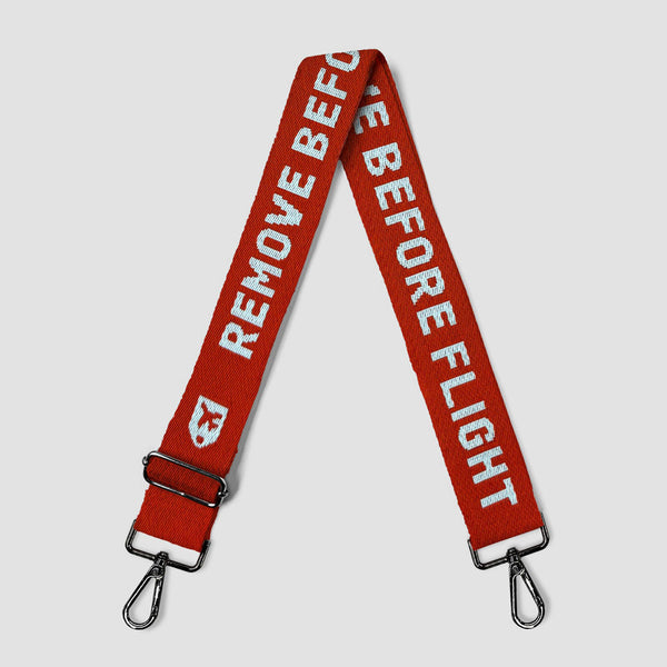 Remove Before Flight Adjustable Bag Strap