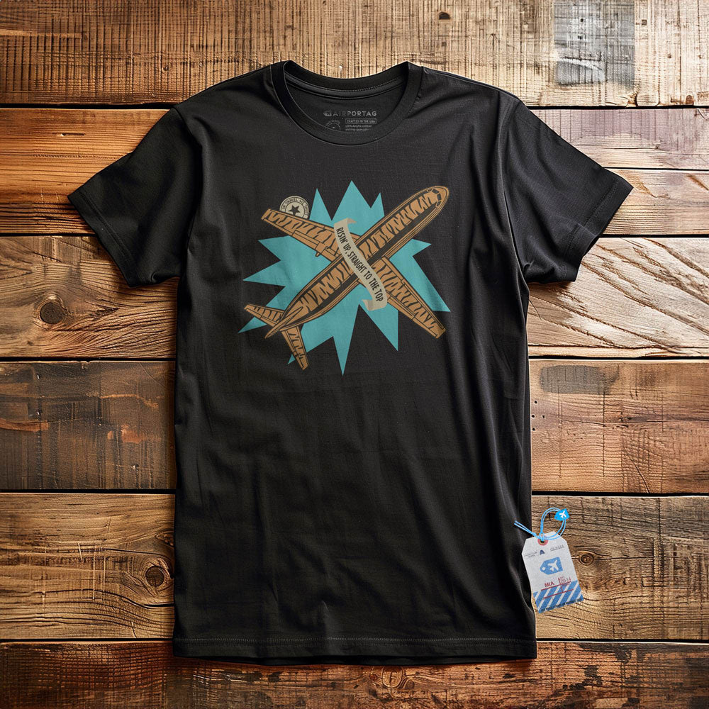 Risin'Up Tiger Airplane - T-Shirt