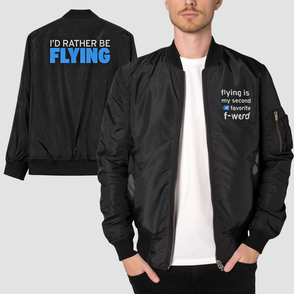 Flying Word - bomber jacket