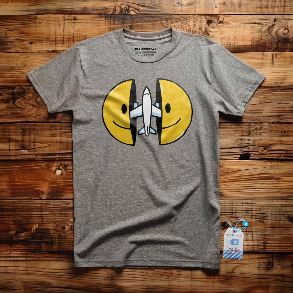 Open Smile Plane - T-Shirt