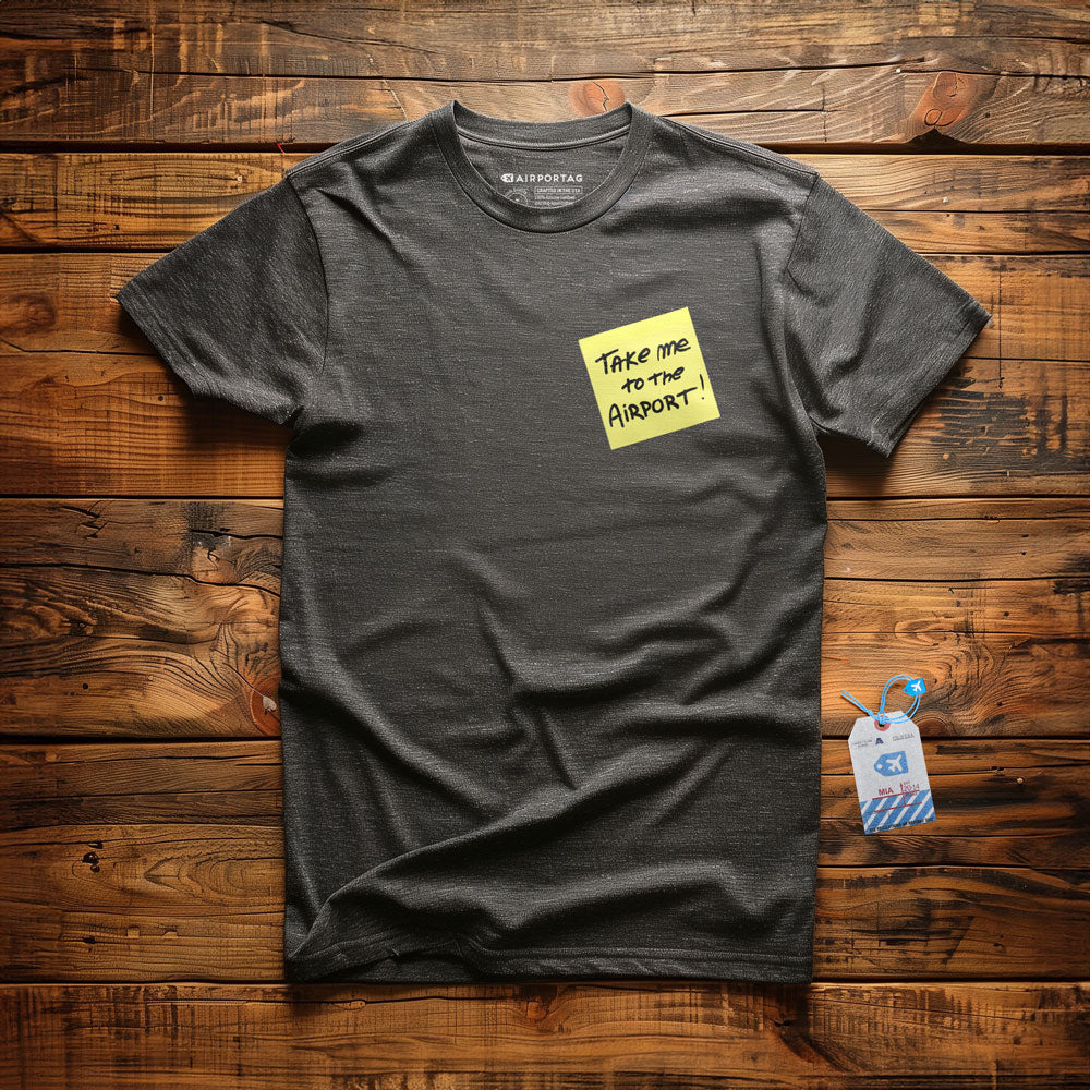 Take Me Airport Note - T-Shirt