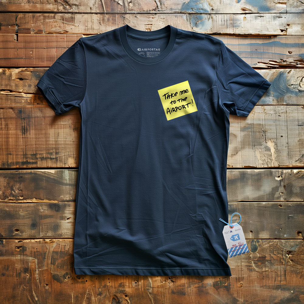 Take Me Airport Note - T-Shirt