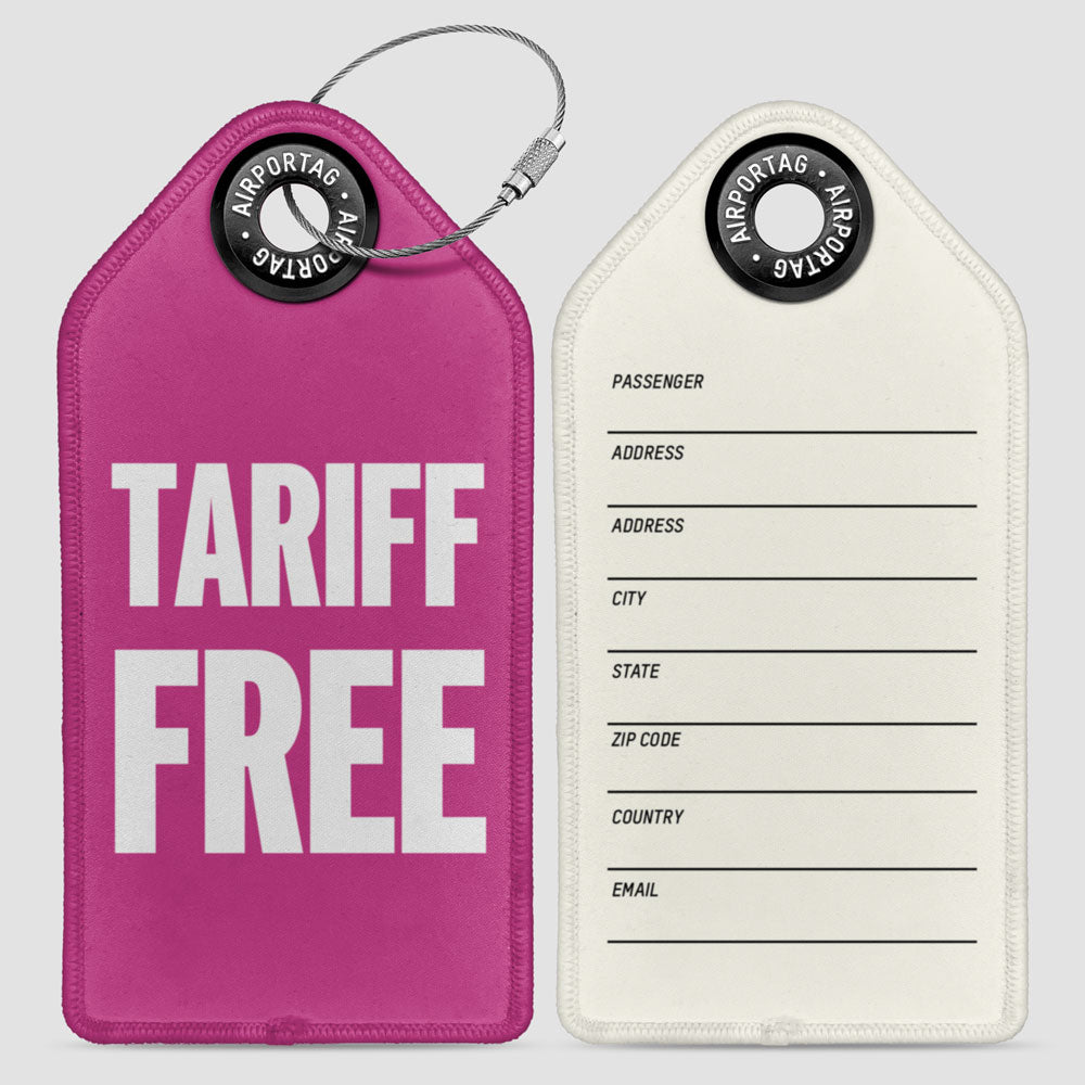 Tariff Free - Luggage Tag