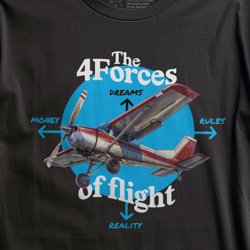 The Four Forces Of Flight - T-Shirt