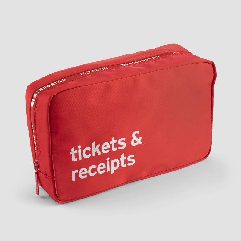 チケットと領収書 - 梱包袋