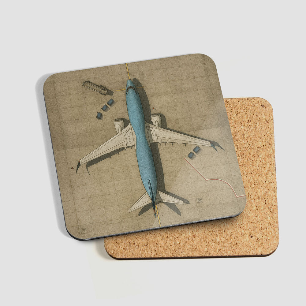 Top View Planes - 6 Coasters Set