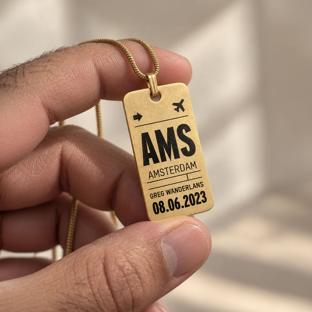 My Travel Code Tag - Charm