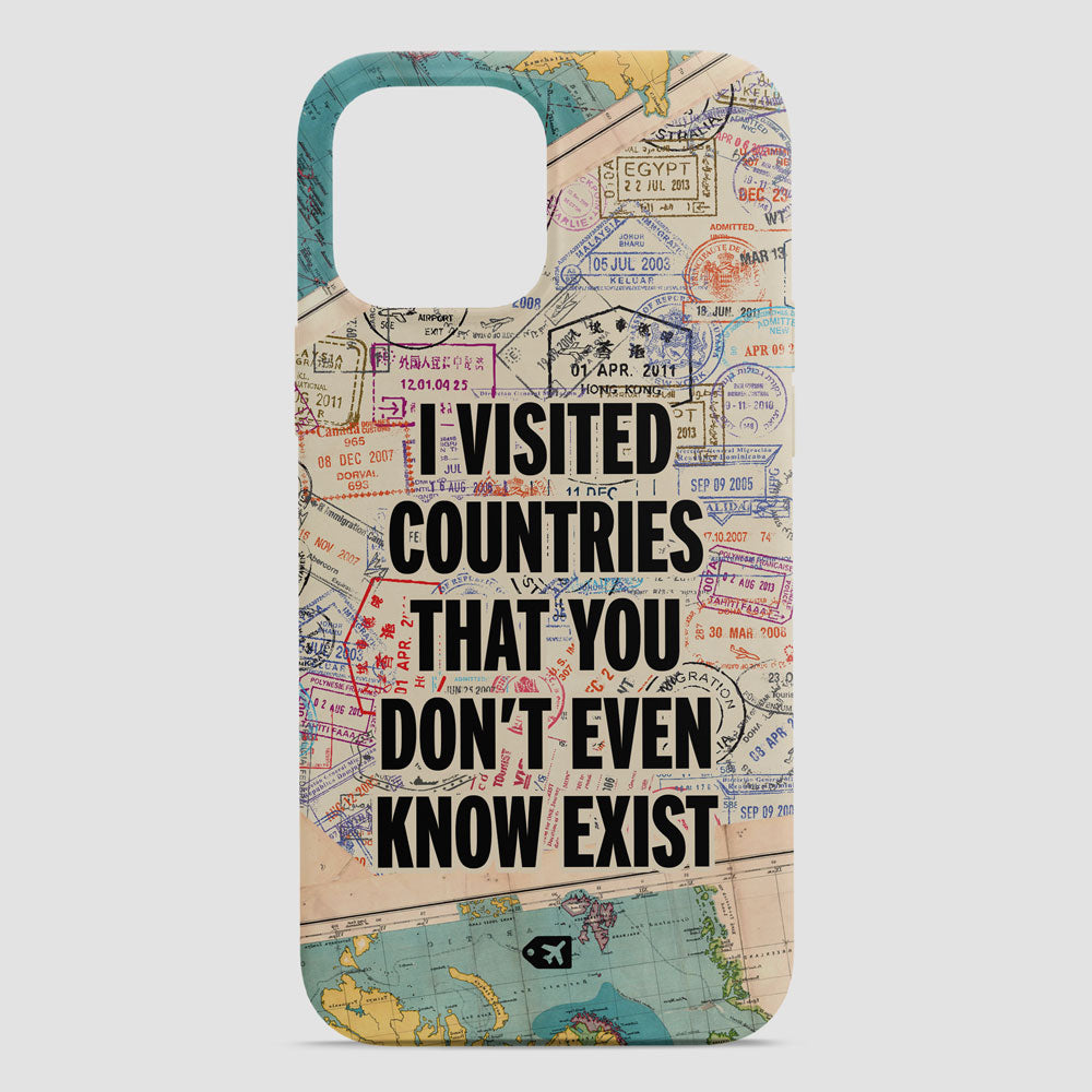 Visited Countries - Phone Case