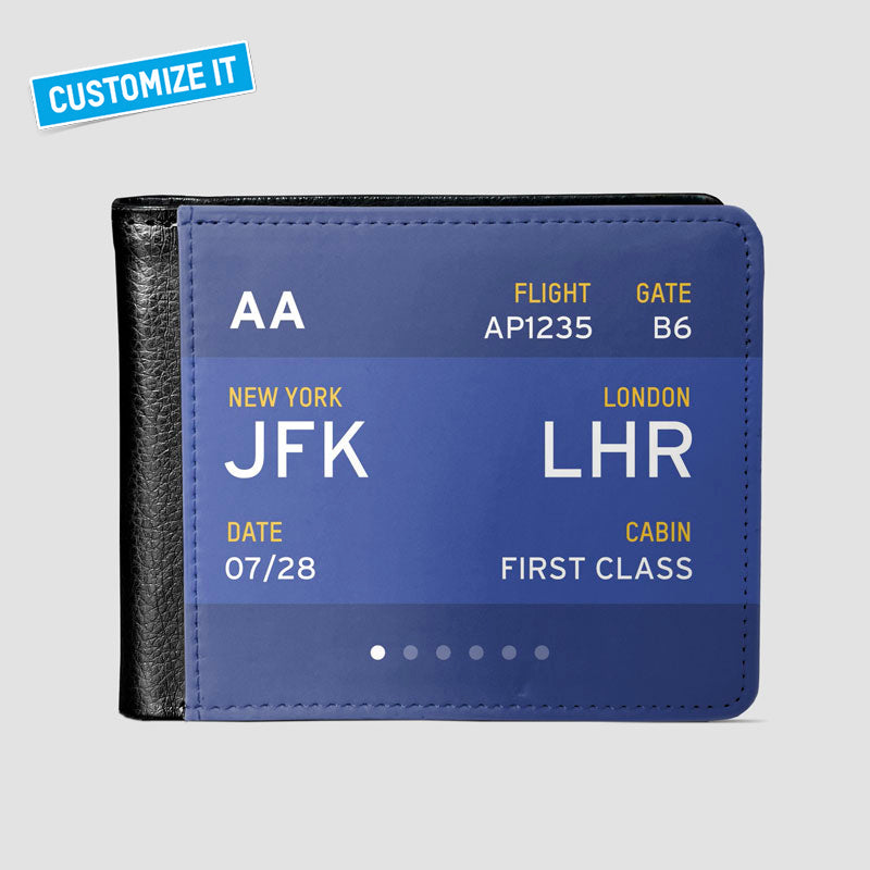 Digital Boarding Pass - Men's Wallet