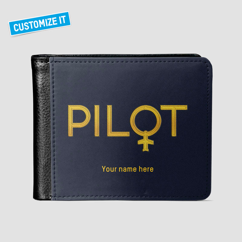 Pilot Woman - Men's Wallet