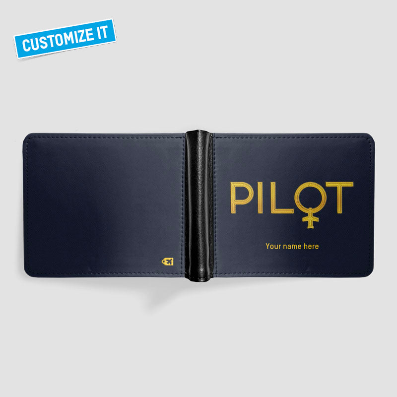 Pilot Woman - Men's Wallet