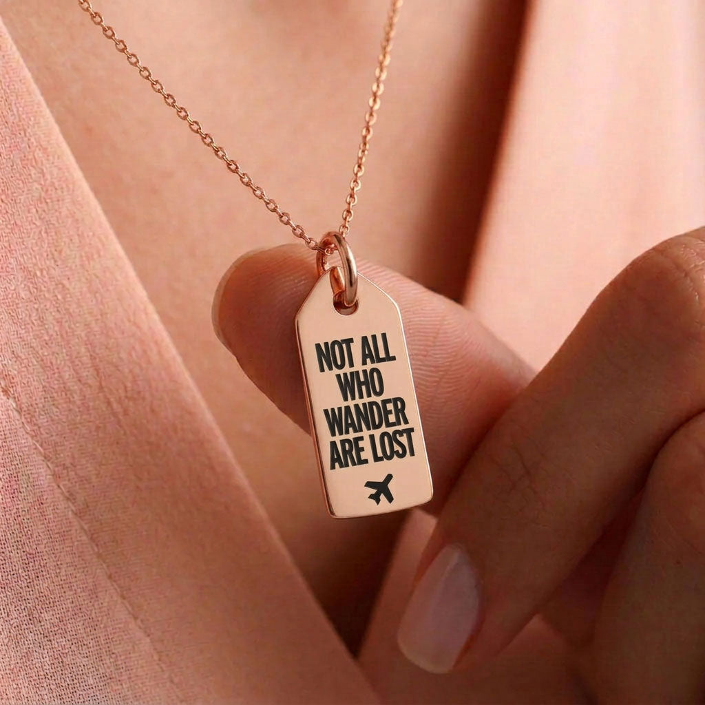 Not All Who Wander Are Lost - Mini Tag - Charm