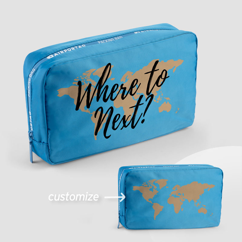 Where To Next? - Packing Bag