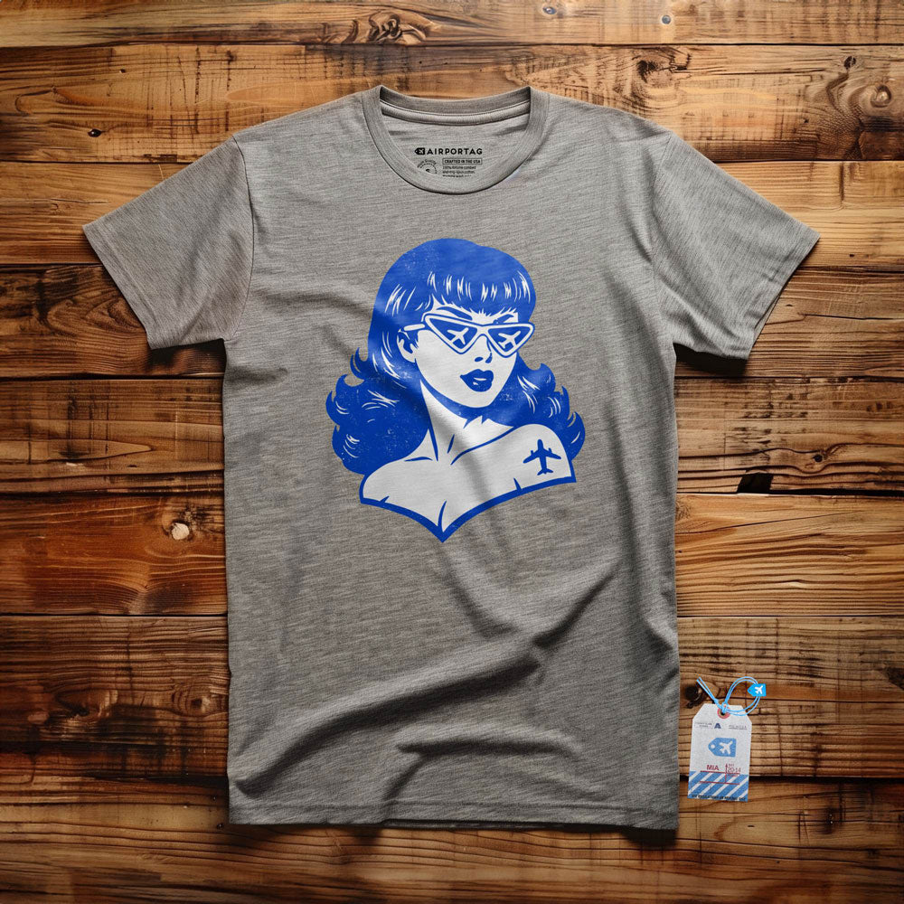 Plane Glasses & Tattoo - T-Shirt