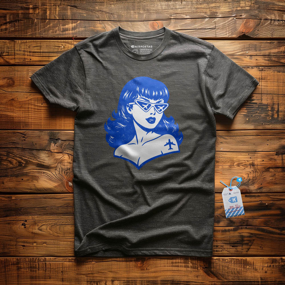Plane Glasses & Tattoo - T-Shirt