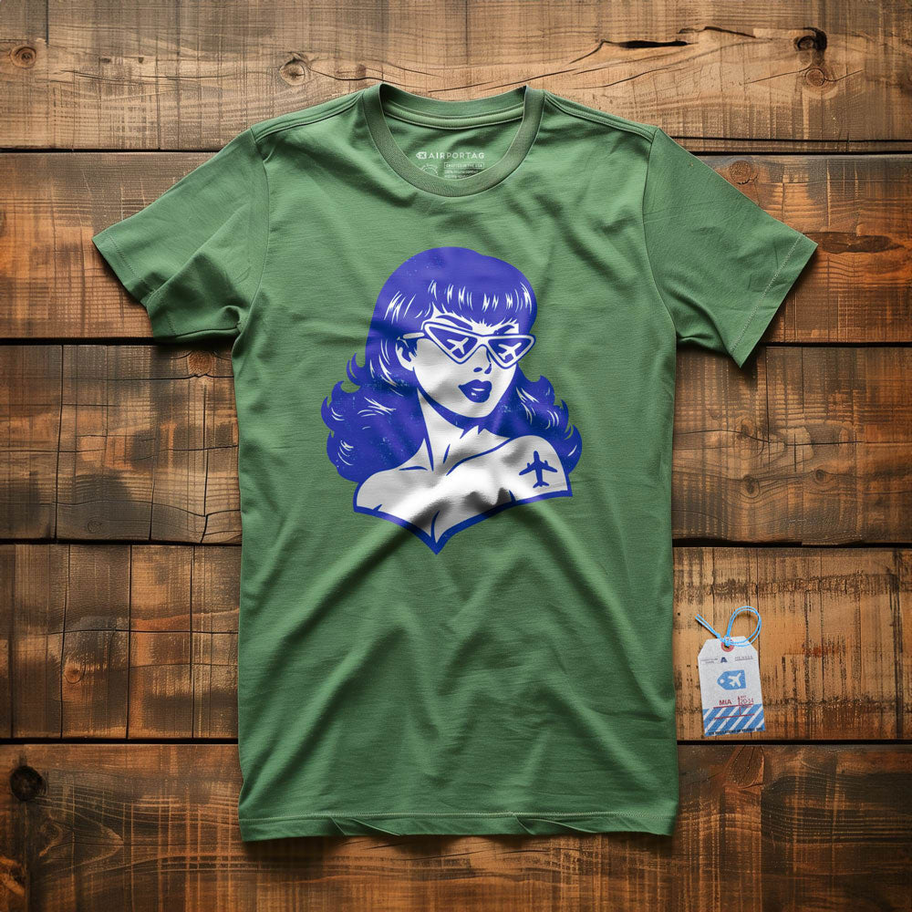Plane Glasses & Tattoo - T-Shirt