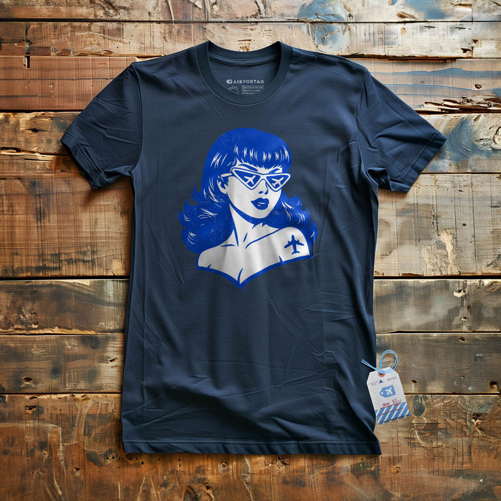 Plane Glasses & Tattoo - T-Shirt