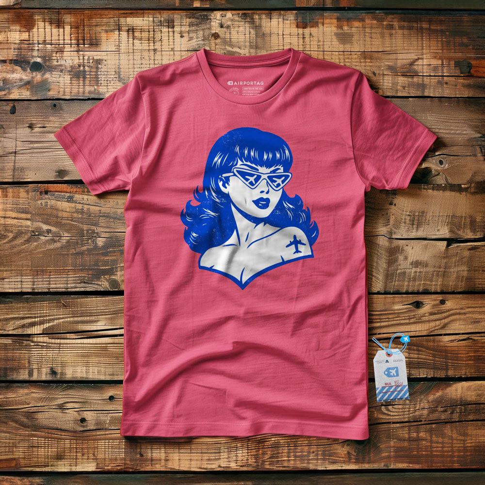 Plane Glasses & Tattoo - T-Shirt