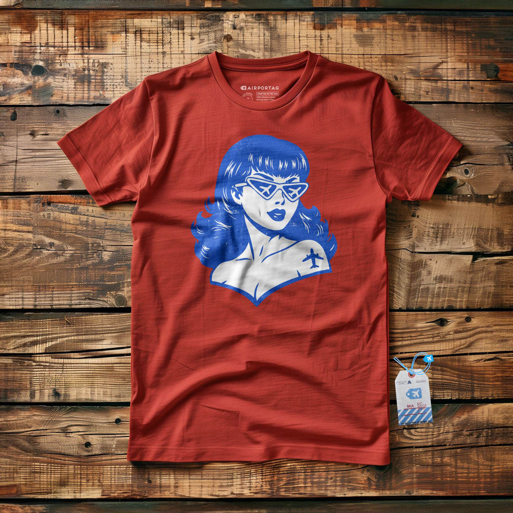 Plane Glasses & Tattoo - T-Shirt
