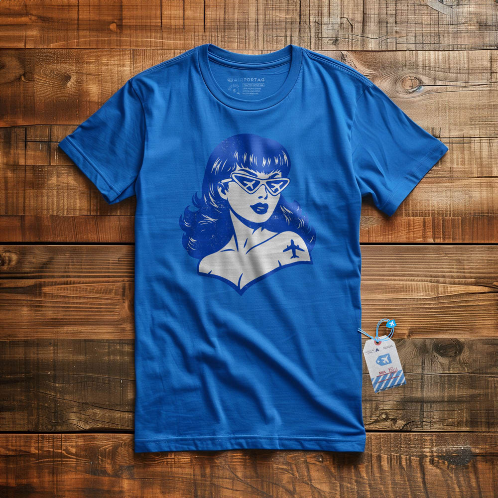Plane Glasses & Tattoo - T-Shirt