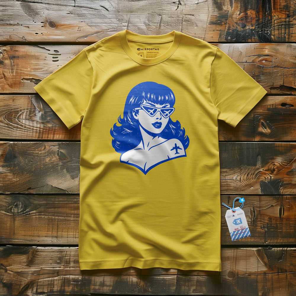 Plane Glasses & Tattoo - T-Shirt