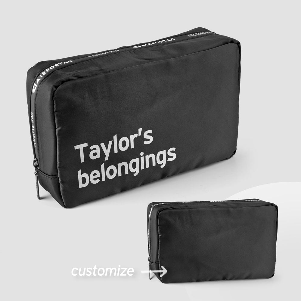 Your Name Custom - Packing Bag