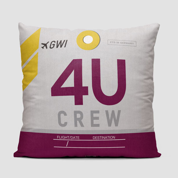 4U - Throw Pillow - Airportag