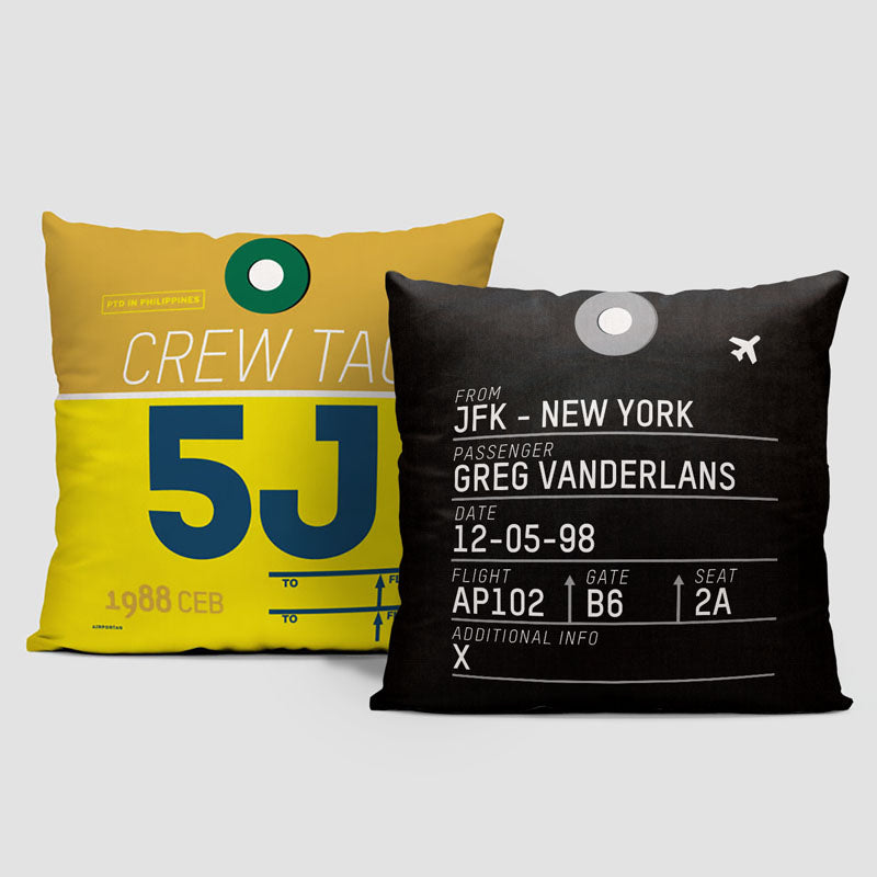 5J - Throw Pillow