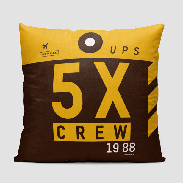 5X - Throw Pillow - Airportag