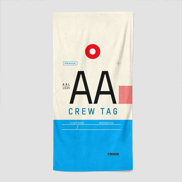 AA - Beach Towel - Airportag