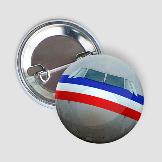 AA Airplane - Button - Airportag