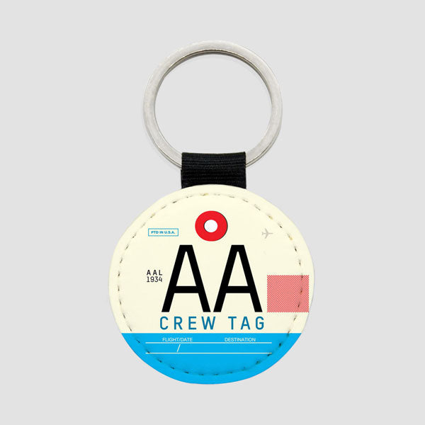 AA - Round Keychain
