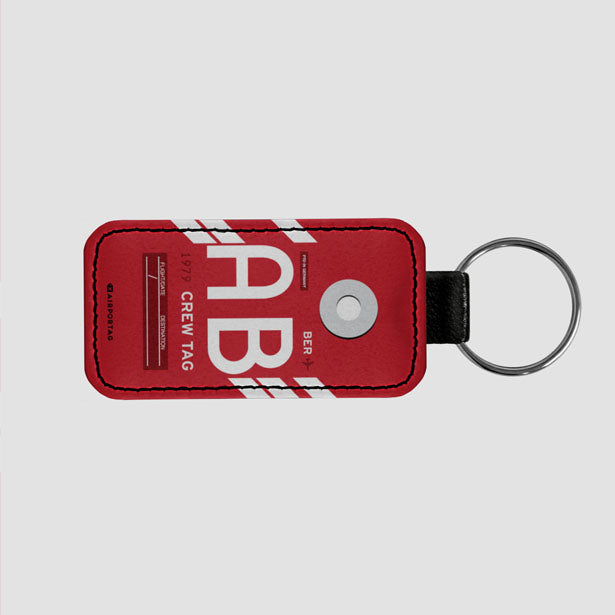 AB - Leather Keychain - Airportag