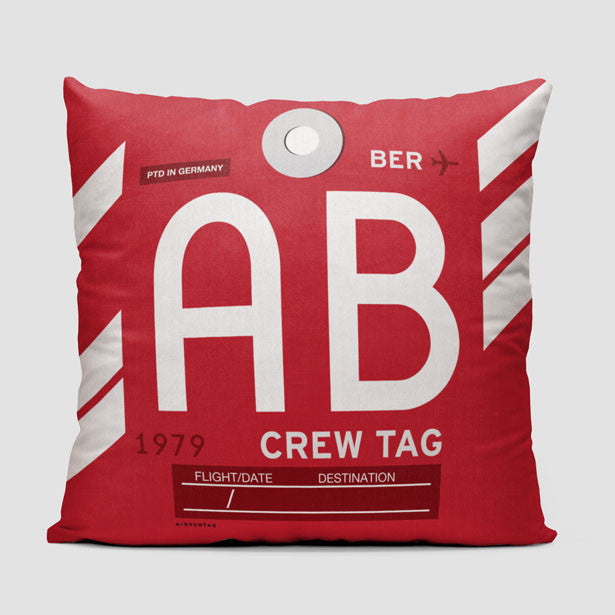 AB - Throw Pillow - Airportag