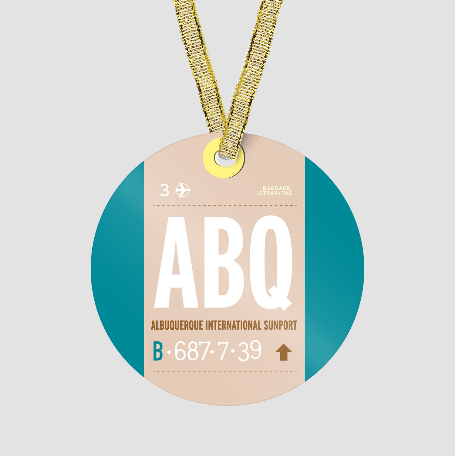 ABQ - Ornament - Airportag