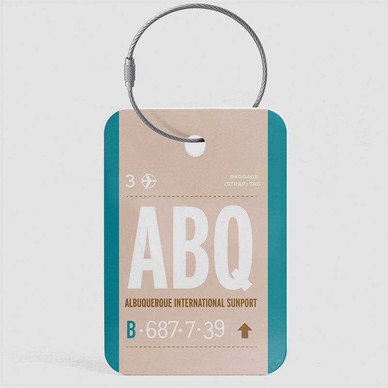 ABQ - Étiquette de bagage